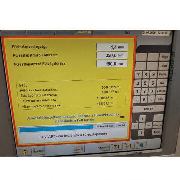 Holz-Her Cut 82 6110 táblafelosztó gép 