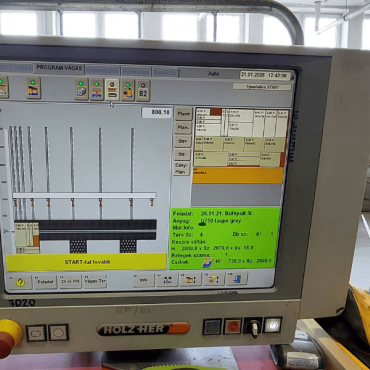 Holz-Her Cut 82 6110 táblafelosztó gép 