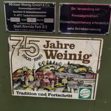WEINIG UNIMAT 17A 5 fejes gyalugép