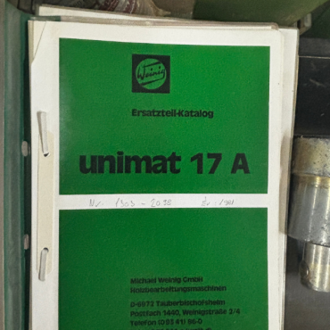 WEINIG UNIMAT 17A 5 fejes gyalugép