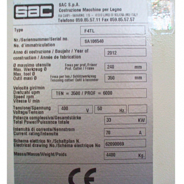 SAC F4 ablakgyártó központ
